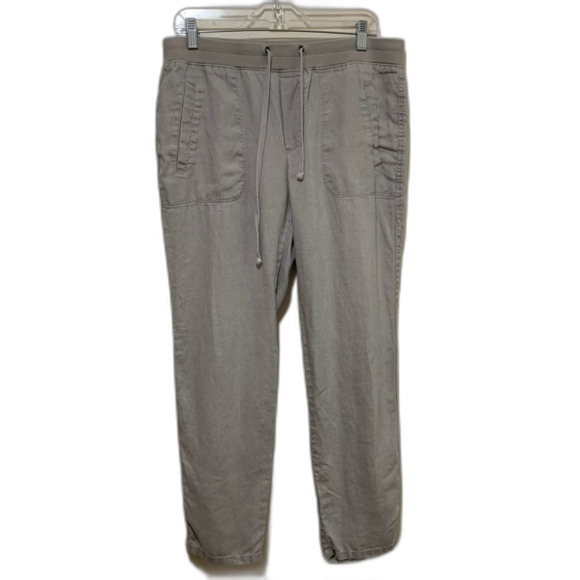 Standard James Perse Grey Linen Pull On Pants size 3/large - Picture 1 of 10